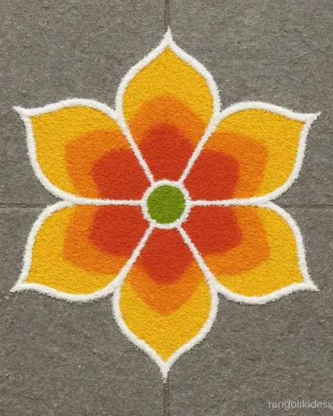 With colours